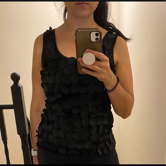 Jacob, Black large sequinned Cami, size xs - Picture 4 of 4